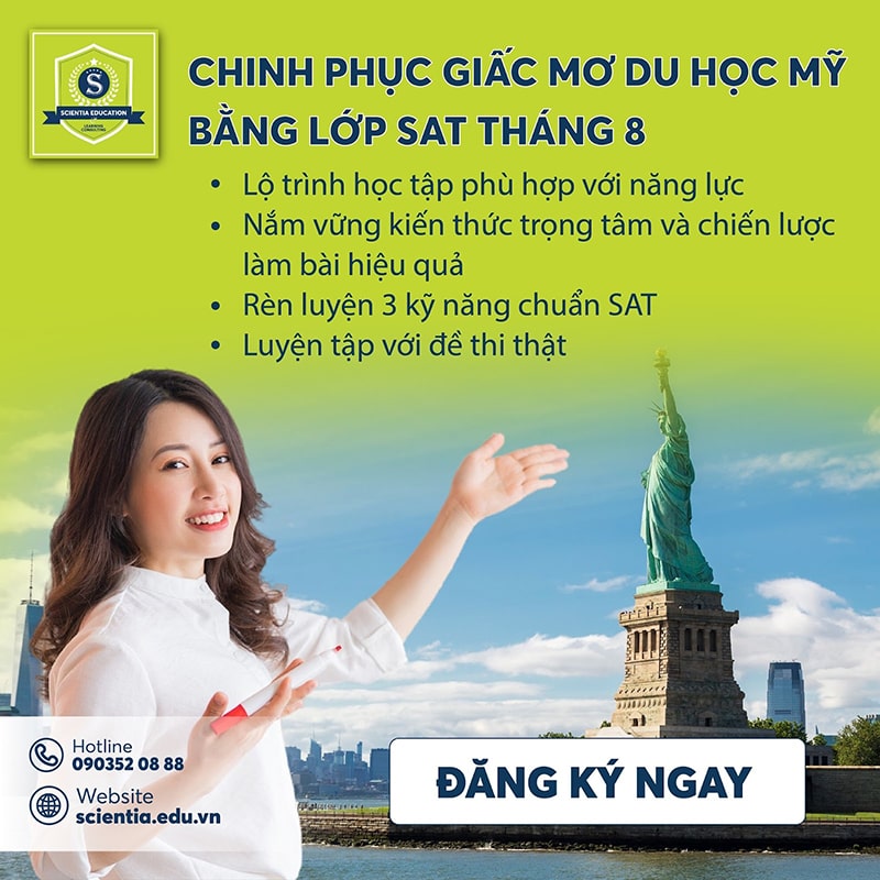 Luyện thi SAT tại Scientia Education