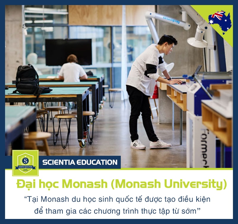 Cơ hội thực tập cho sinh viên quốc tế tại trường Đại học Monash