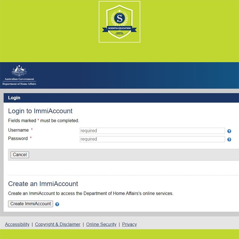 Website của Bộ Nội Vụ Úc Website của Bộ Nội Vụ Úc