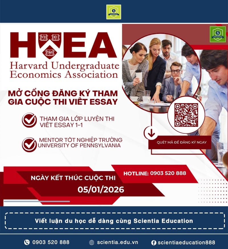 Viết luận du học dễ dàng cùng Scientia Education