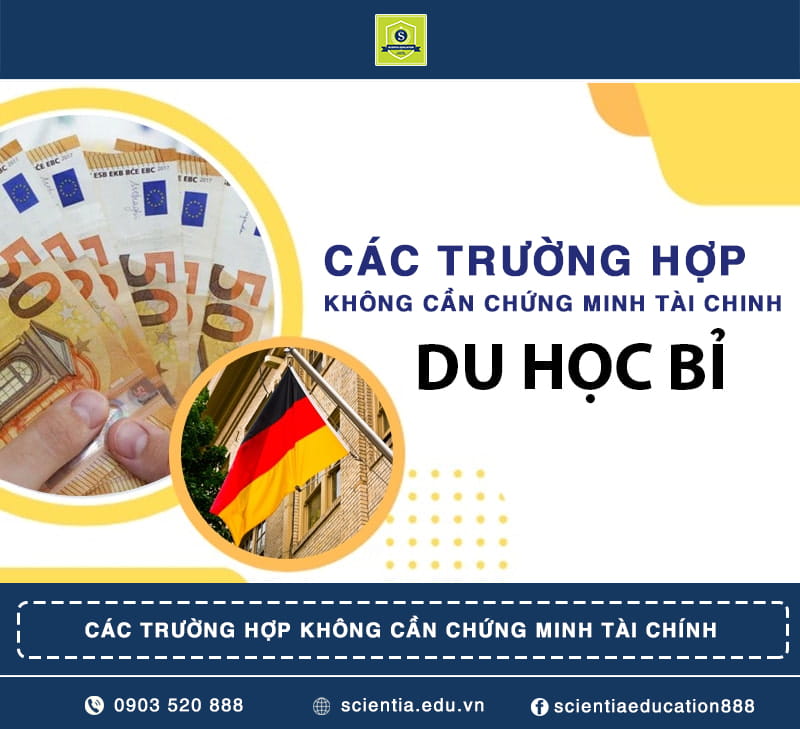 Các trường hợp không cần chứng minh tài chính khi du học bỉ