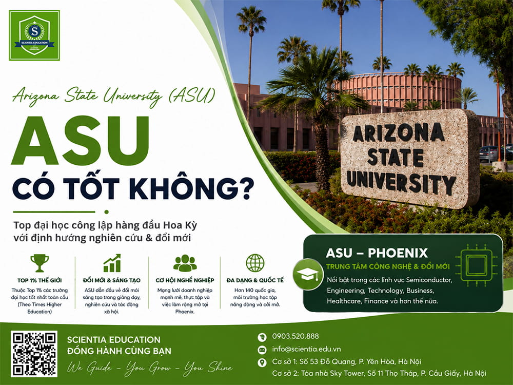 Arizona State University (ASU) có tốt không