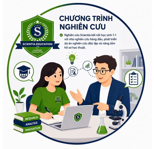 Các trương trình nghiên cứu khoa học tại Scientia Education