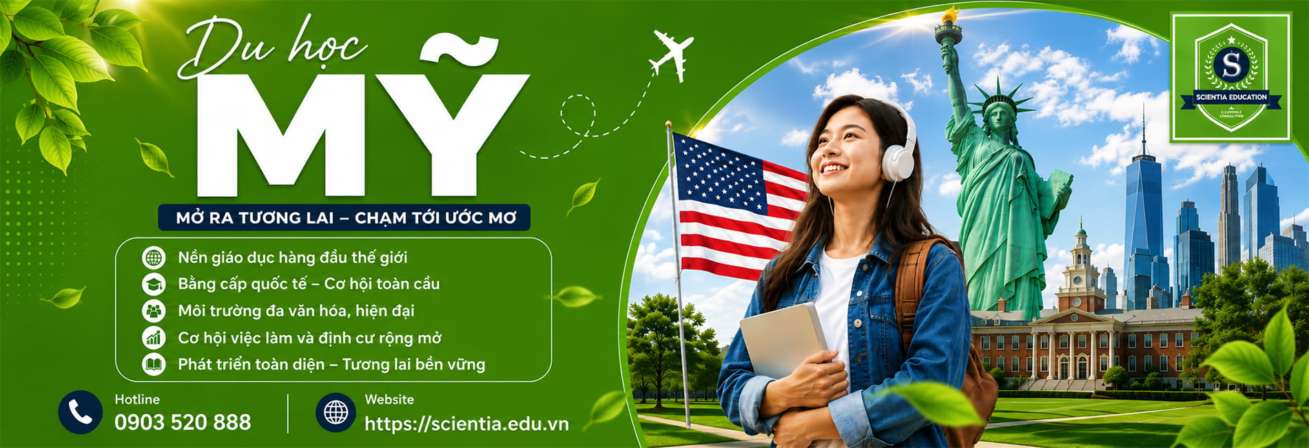 Du học Mỹ tại Scientia Education