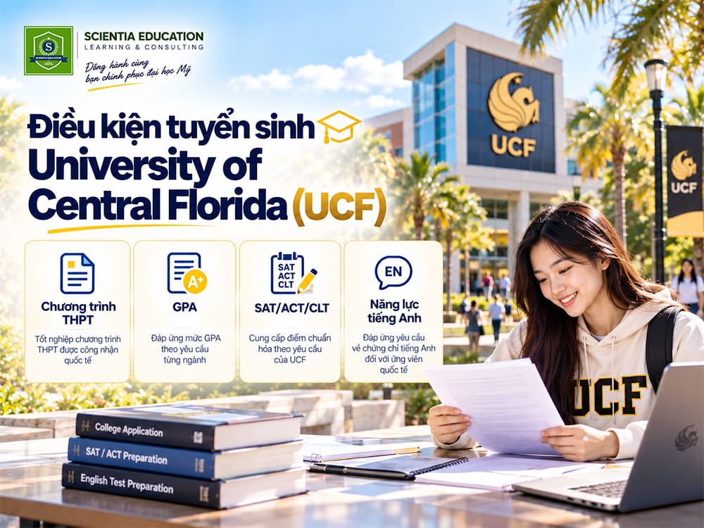 Điều kiện tuyển sinh University of Central Florida