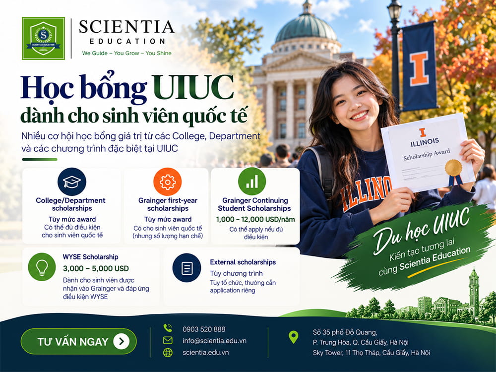 Học bổng UIUC dành cho sinh viên quốc tế