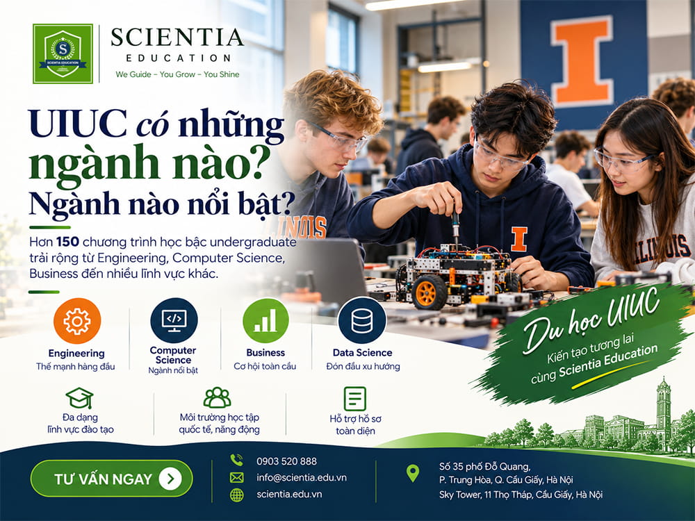 UIUC có những ngành nào