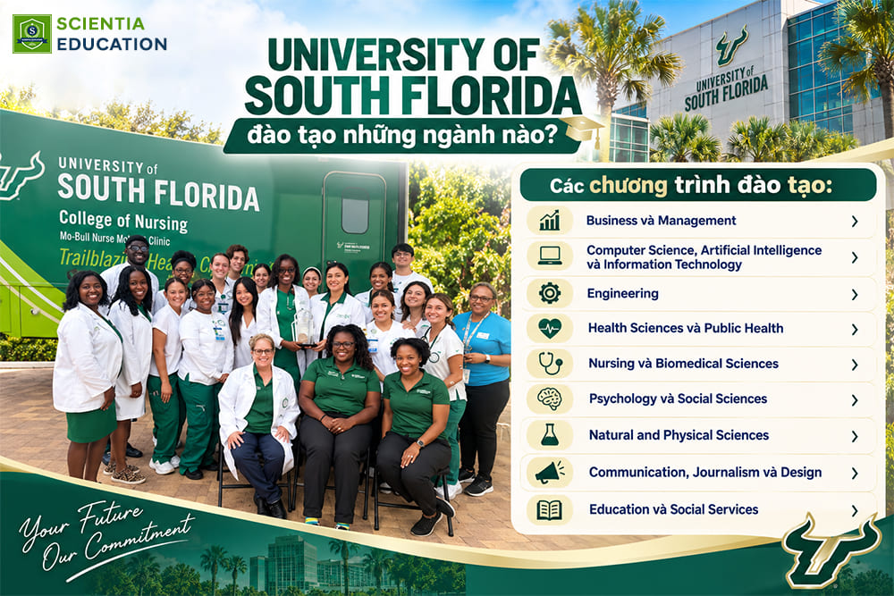 University of South Florida đào tạo những ngành nào