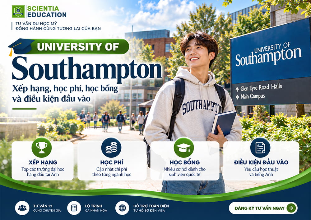 Du học Đại học University of Southampton