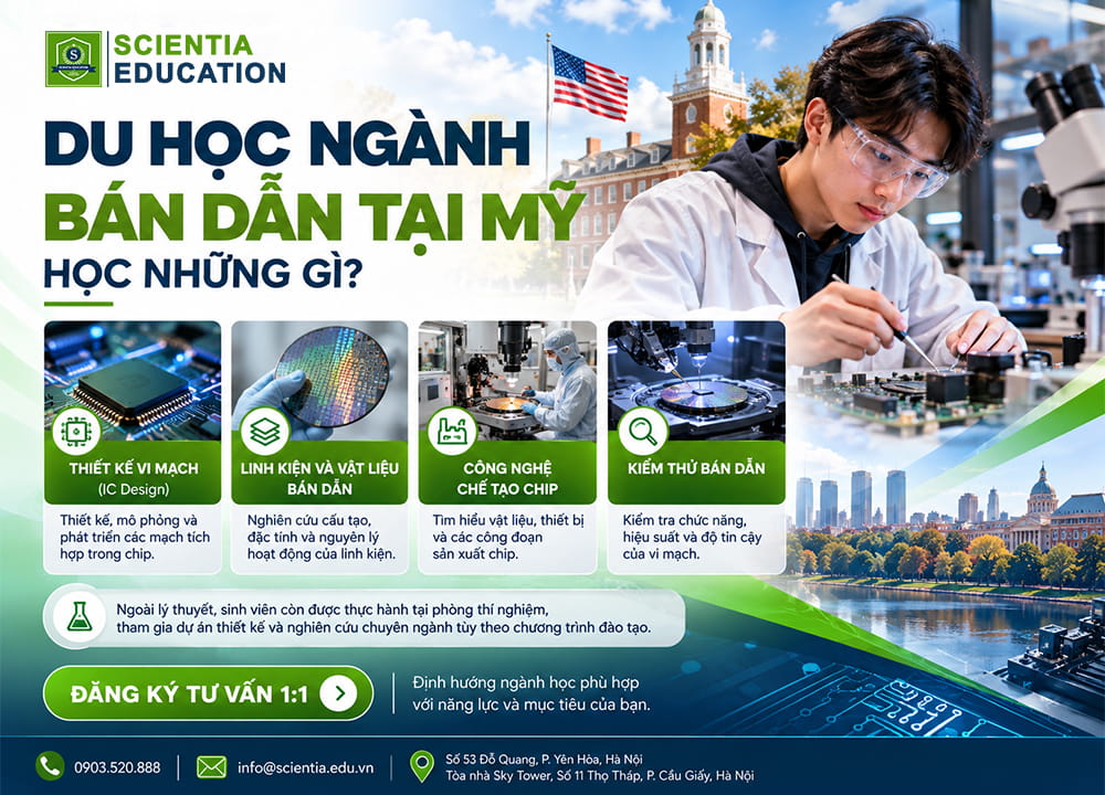 Ngành bán dẫn tại Mỹ học những gì