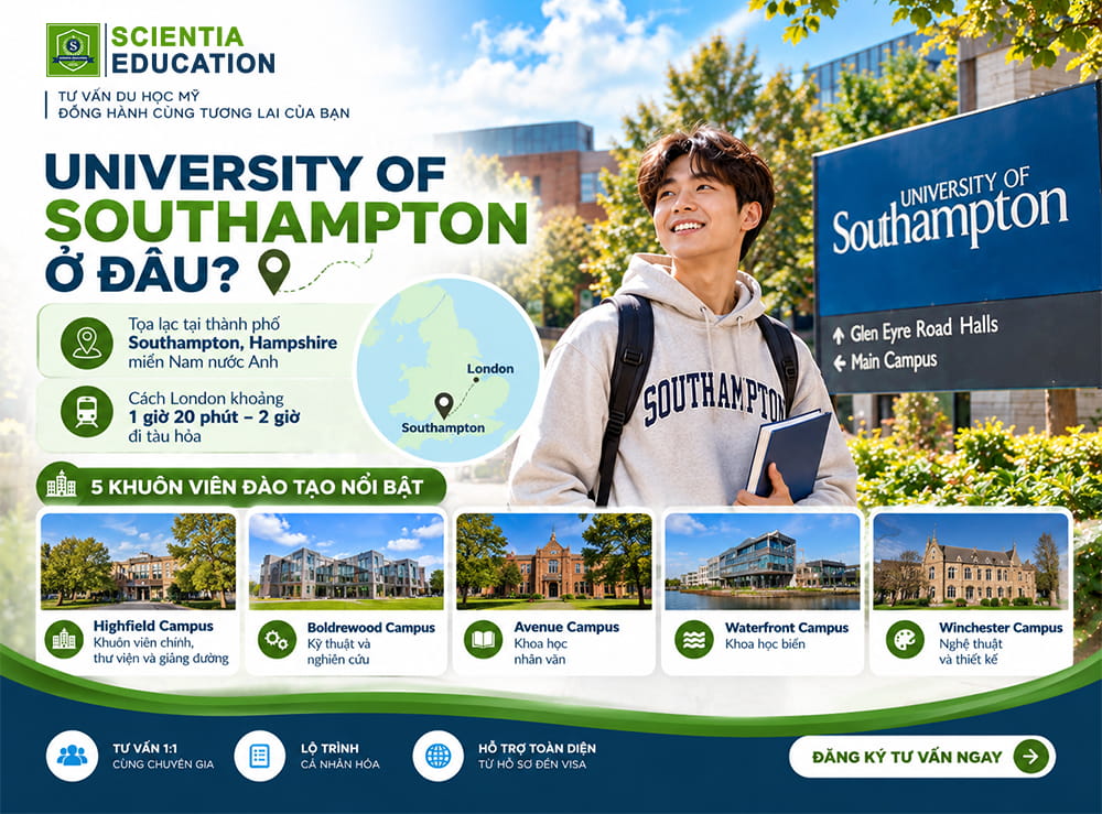 University of Southampton ở đâu